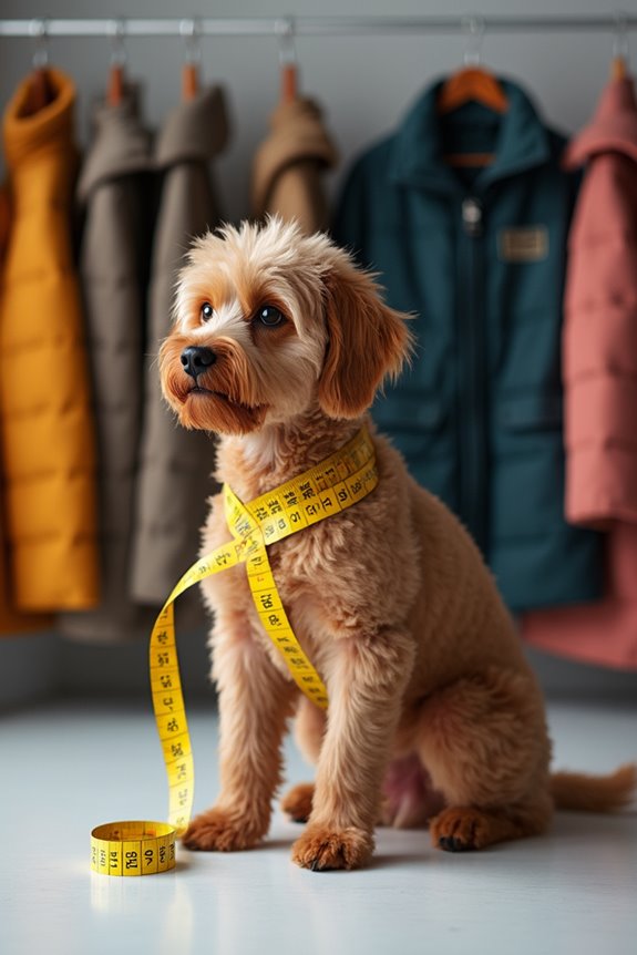 accurate dog coat sizing