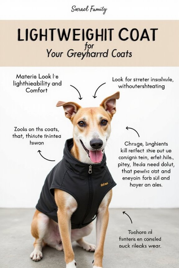 choosing a greyhound coat