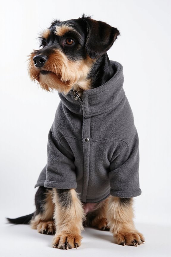 choosing lurcher fleece coat