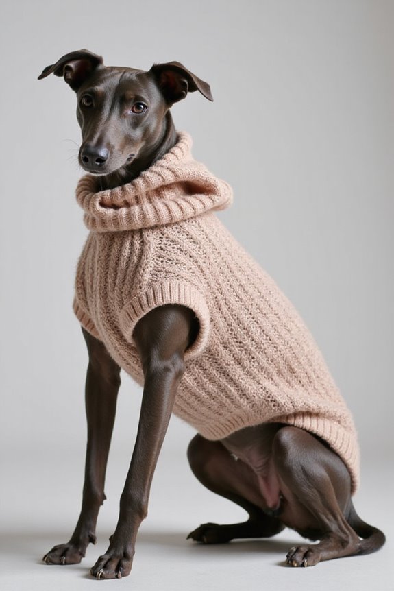 cozy stylish sweaters italian greyhounds