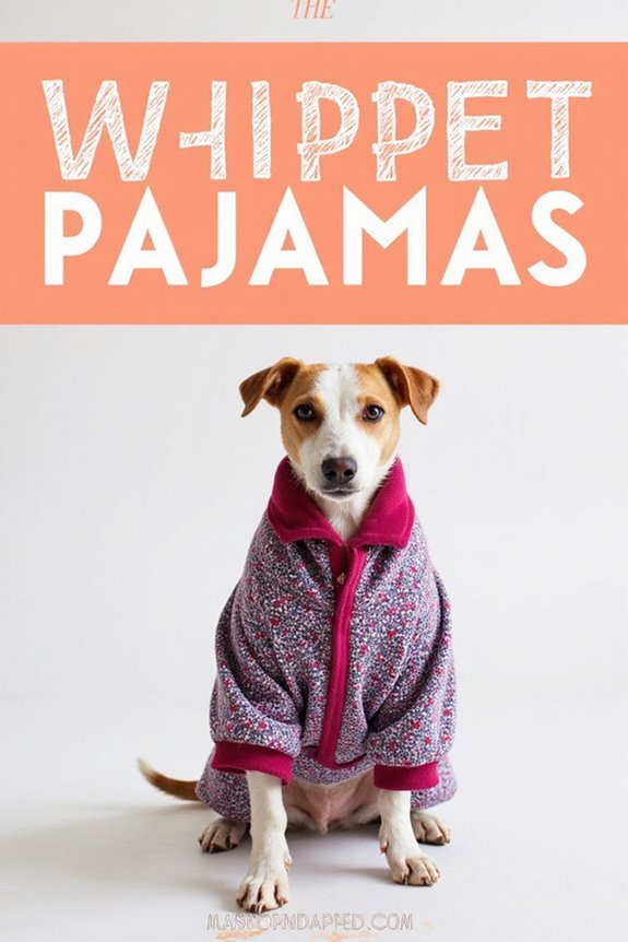 cozy stylish whippet pajamas