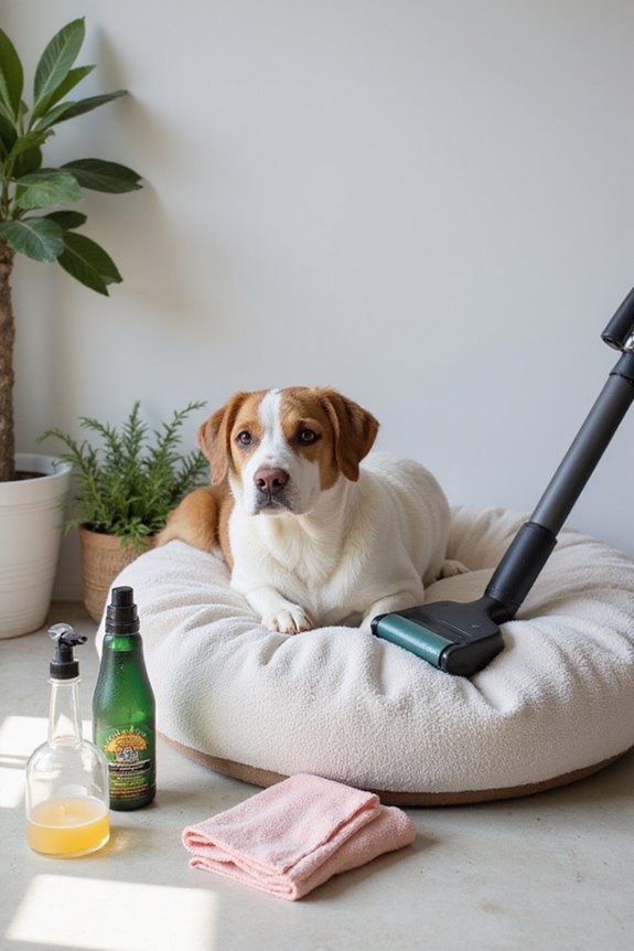 dog bed cleaning essentials