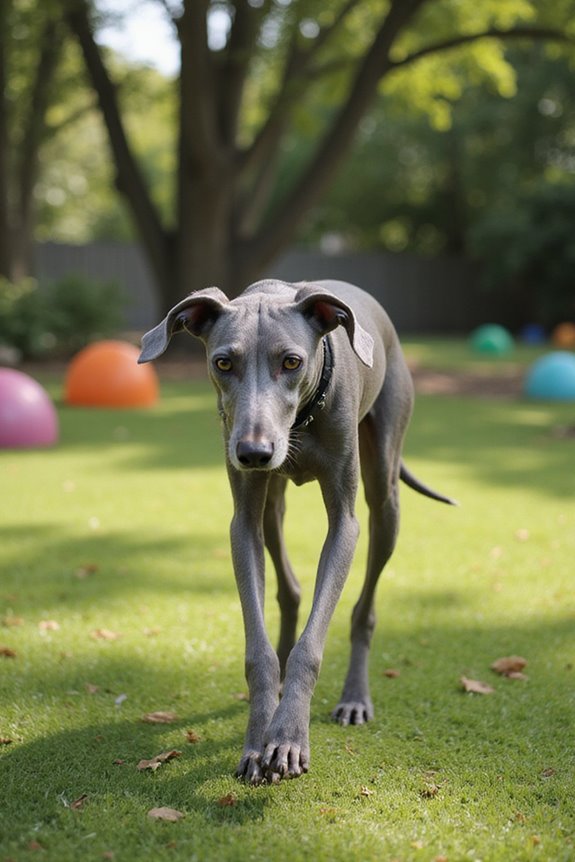 exercise enhances whippet health
