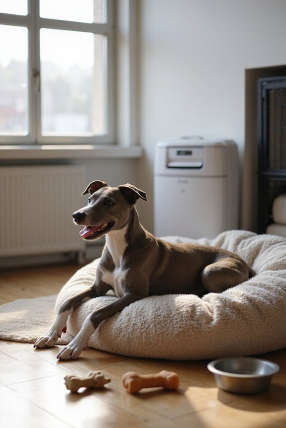 greyhound puppy environmental needs