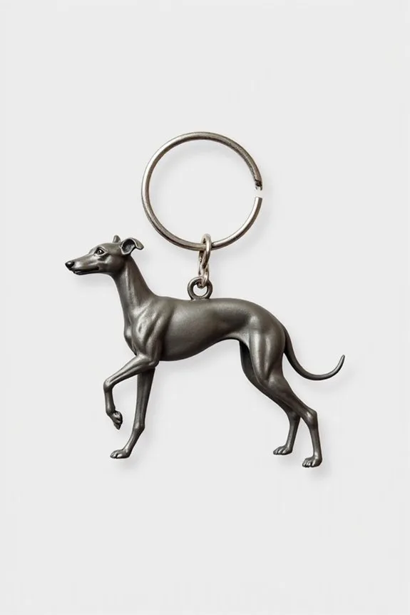 greyhound themed keychains collection