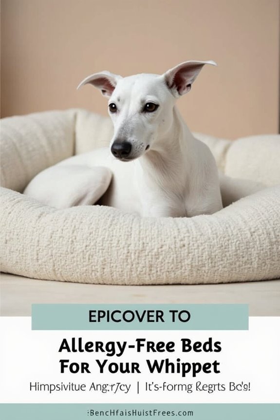 hypoallergenic supportive dog bed