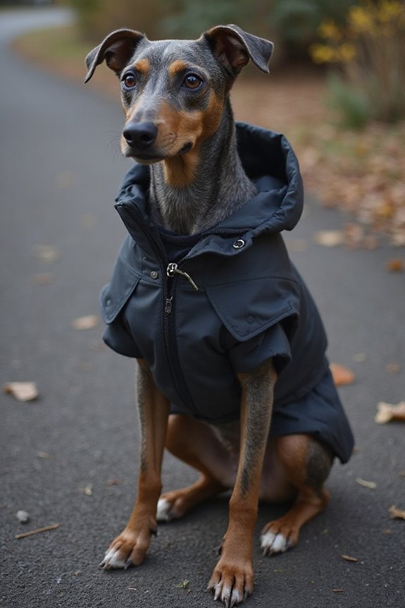 nighttime whippet coat considerations
