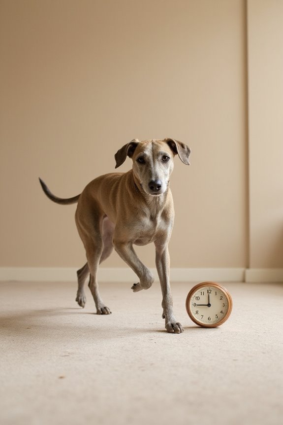 senior whippets need daily exercise