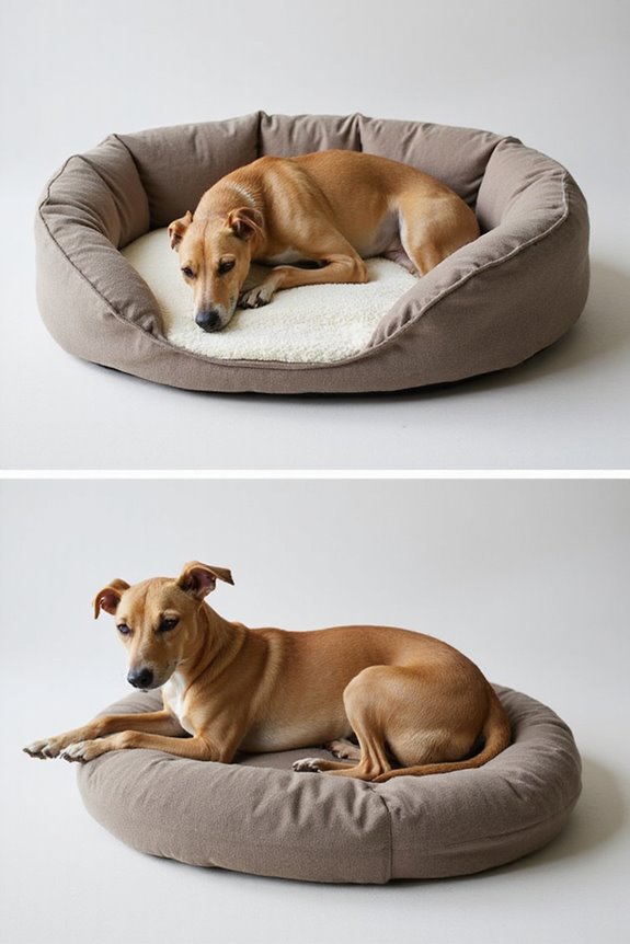 sighthound dog bed options