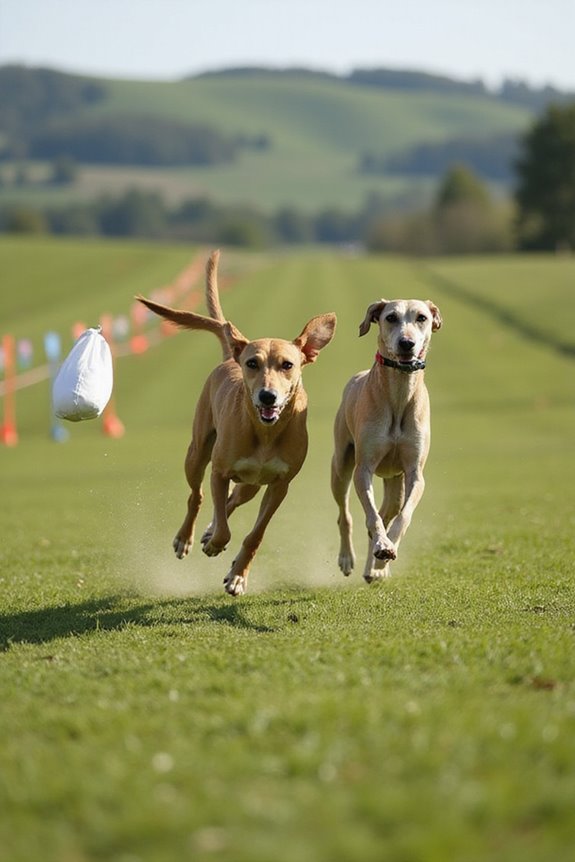 sighthound lure chasing sport
