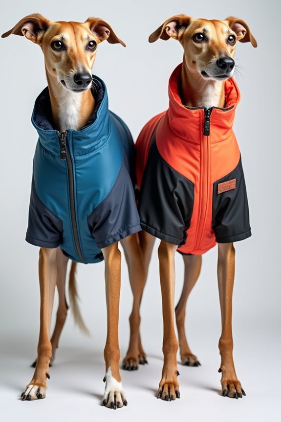 stylish and functional greyhound coats