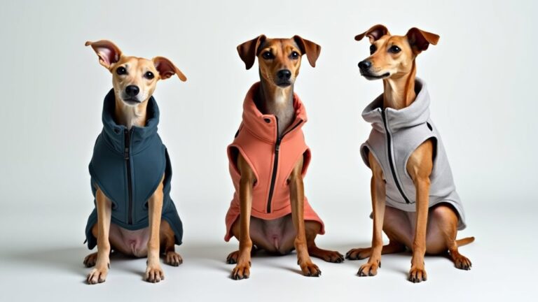 stylish breathable coats for whippets
