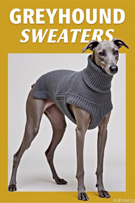 stylish cozy sweaters for greyhounds
