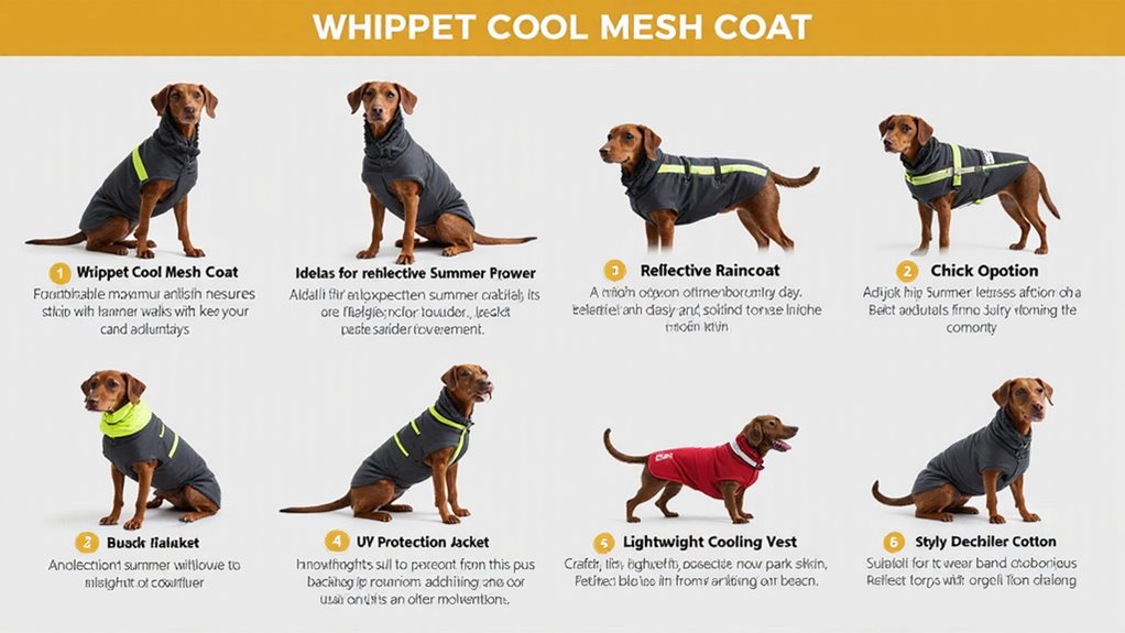 stylish summer coats for whippets