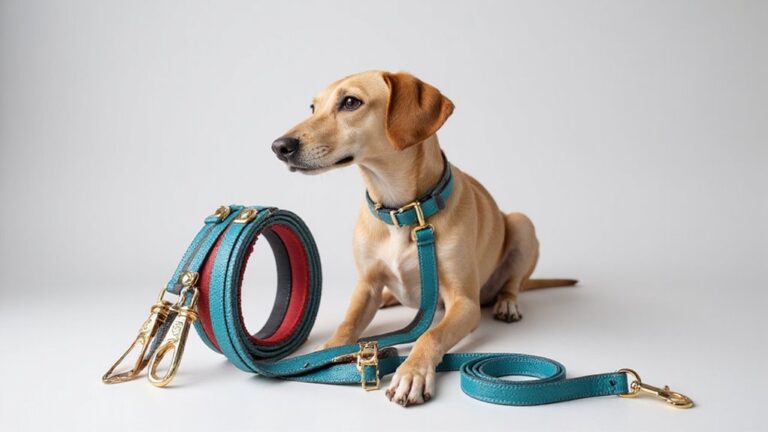 stylish whippet leash sets