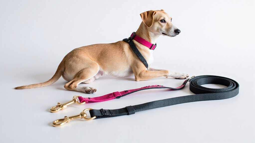 stylish whippet nylon leashes