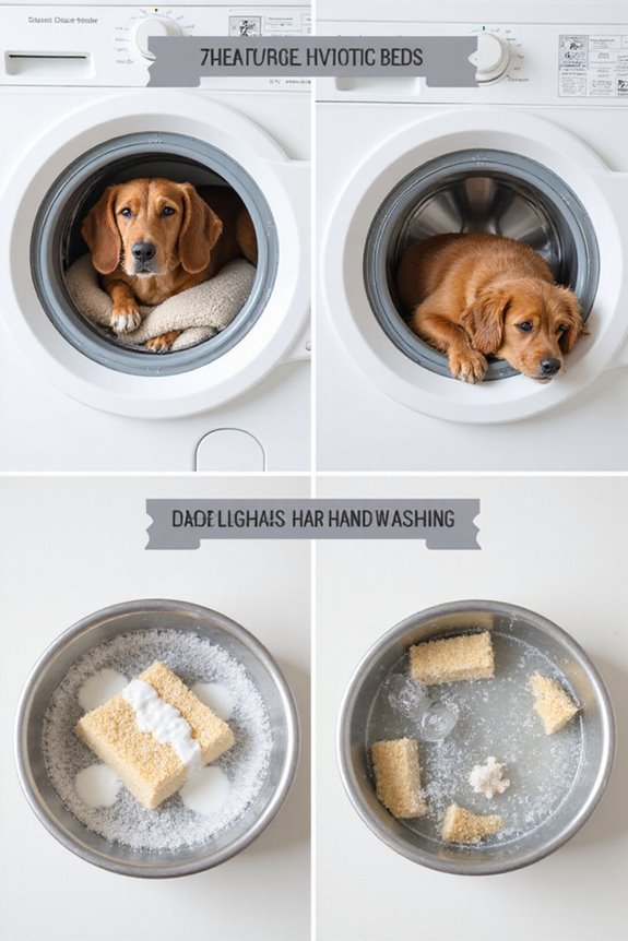 washing techniques for dog beds