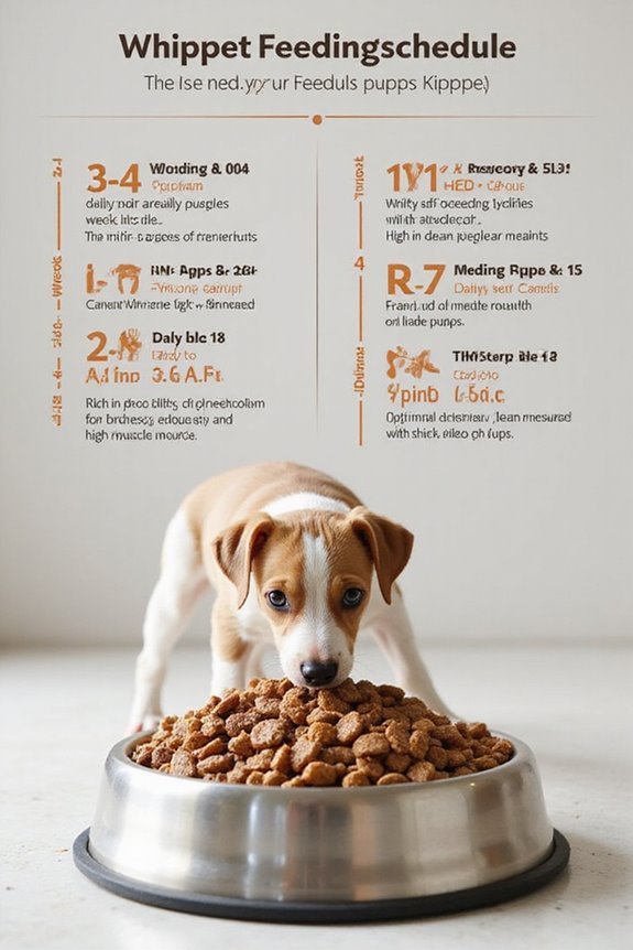 whippet puppies require balanced nutrition
